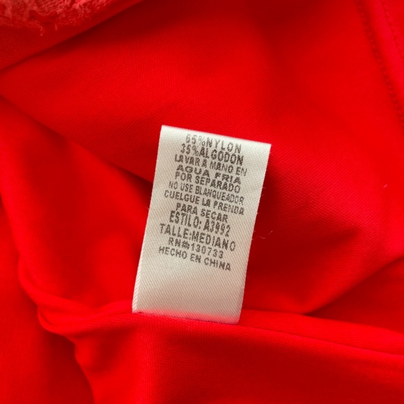 Altar'd State RED embroidered crochet swing top M - Picture 13 of 16